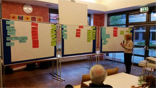 Workshop Marktplatz 1. Bauabschnitt Ergebnistafeln